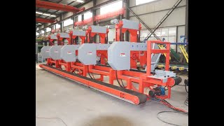 5heads band resaw machine [upl. by Burlie]