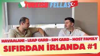 SIFIRDAN İRLANDA 1  Havaalanı Sim Kart Host Family İrlanda Dil Okulu [upl. by Notnats]