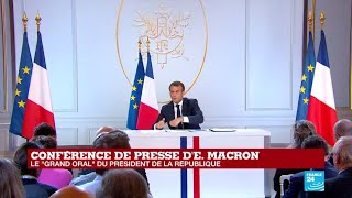 REPLAY  Conférence de presse dEmmanuel MACRON [upl. by Htaeh]