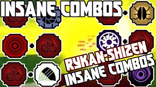 6 INSANE Rykan Shizen Combos That Will Make You A GOD In Shindo Life  Shindo Life Combos [upl. by Ayit]