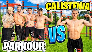 PARKOUR vs CALISTENIA con GERO ARIAS💪 ¿Quién está más fuerte [upl. by Merna]