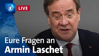 Eure Fragen an CDUPolitiker Armin Laschet  Bericht aus Berlin Extra [upl. by Retseh]