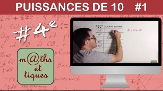 Ecrire un nombre avec des puissances de 10  Quatrième [upl. by Fishback]