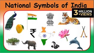 Learn National Symbols of India National Symbols for Kids in English Kids Pre School [upl. by Kinelski]