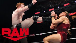 Sheamus hits monster Brogue Kick to defeat Pete Dunne Raw highlights Aug 19 2024 [upl. by Llirpa725]