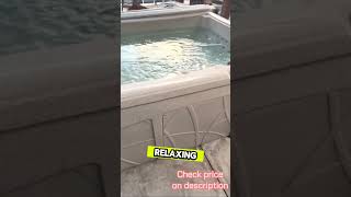 Effortless Relaxation The Lifesmart Spas LS350DX PlugandPlay Hot Tub hottubreview [upl. by Rafaelof]