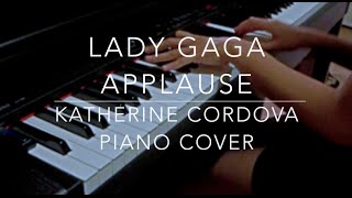 Lady Gaga  Applause HQ piano cover [upl. by Alsworth395]