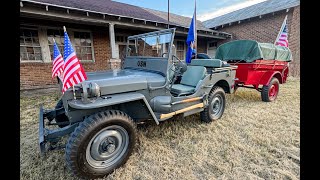 PEARL HARBOR TRIBUTE  Restoration of a 1944 Willys Navy Jeep [upl. by Orvas446]