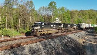 Norfolk Southern Pittsburgh Line by Drone [upl. by Hege]