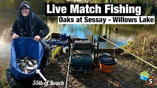 Live Match Fishing Commercial Silver Fish Oaks at Sessay  Willows Lake [upl. by Aciram443]