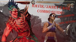 Janet CageHavik Combo Guide Mortal Kombat 1 [upl. by Eihcir186]