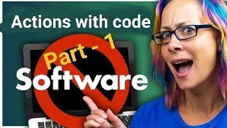 Software kya hota hai  Program aur software kya hota hai  Actions with code [upl. by Arvonio]