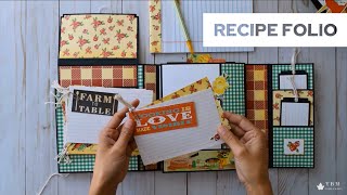 Gatefold Recipe Folio  Carta Bella  Country Kitchen [upl. by Rebeca]