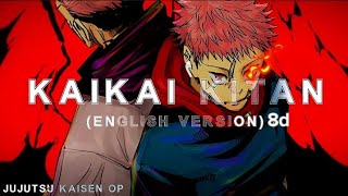 Kaikai Kitan English Cover「Jujutsu Kaisen OP 1」【Will Stetson】８ｄ [upl. by Marih]