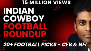 NFL Week 9 Selections and College Football Week 10 Selections from Indian Cowboy of Doc Sports [upl. by Ahtanaram]