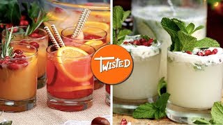 9 Christmas Party Cocktails Ideas  Holiday Cocktails  Christmas Recipes  Twisted [upl. by Inajar]