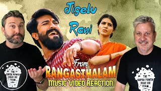 Jigelu Rani  Rangasthalam Music Video Reaction  Ram Charan Pooja Hegde [upl. by Atika]