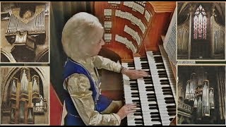 J Clarke  TRUMPET VOLUNTARY  Diane Bish at Freiburg Cathedral Germany [upl. by Assirod141]