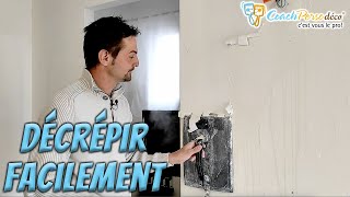 Enlever efficacement du crépi sur des murs [upl. by Mylor358]