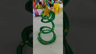 amazing Christmas tree 🎄 paper craft idea for kidsEasiest paper craft shortfeedkidscrafthandmade [upl. by Ycrem880]