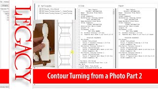 Turning Technique  Contoured Turning from a Photo Part 2 [upl. by Haroppiz]