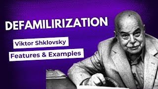 Defamiliarization in Literature Viktor Shklovskys Technique [upl. by Hourigan660]