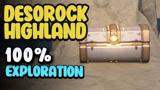 Desorock Highland 100 Exploration – Wuthering Waves All Chests amp Collectible Location [upl. by Adnov]