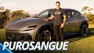 2024 Ferrari Purosangue Review  Cue the Sublime Utility Vehicle SUV [upl. by Ahsha]