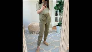 How to style olive green pants in different ways  funjoy [upl. by Dempstor]