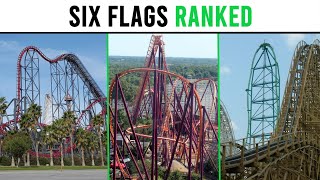 Ranking EVERY Six Flags Park In the US [upl. by Irim]