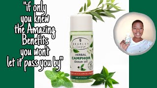 Amazing benefits amp uses of Herbal Camphor Bramley Herbal Camphor Tissue oil Review [upl. by Agee665]