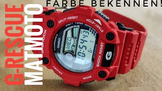 Casio GSHOCK G7900A4 GRescue MAT MOTO review und Farbvergleich deutsch [upl. by Coates860]