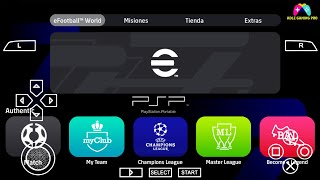 eFootball 2024 PPSSPP Chelito 19  PES 2024 PSP C19 ISO No Savedata amp No Textures Graphics 4k [upl. by Beckman]