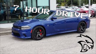 My New 2018 Dodge Charger Hellcat Indigo Blue wDemonic Red Interior originally a reveal [upl. by Akihc936]