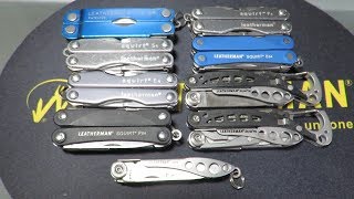 Leatherman KEYCHAIN MULTITOOLS  Presentation of the NINE models NEVER SEEN on YOUTUBE [upl. by Sebastian583]