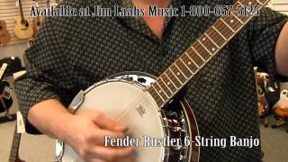 Fender 6 String Banjo Rustler Demo [upl. by Neely]