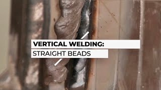 How to Run a Straight Bead Vertical Up Hill  Stick Welding Tips and Tricks [upl. by Niowtna]