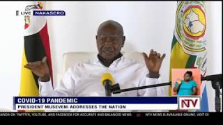 President Museveni updates the nation on the status COVID19 in Uganda [upl. by Yengac]