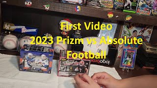 2023 Prizm vs Absolute Football Blaster Box Rip [upl. by Spanjian]