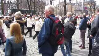 Sinsen Ungdomskorps Oslo Sentrum 1 mai 2013 video 2 [upl. by Enyrehtak]