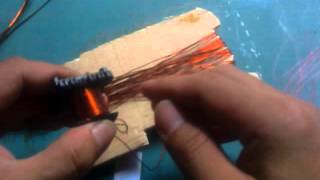 Making Coil For Ferrite Trafo [upl. by Carlo]