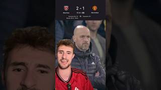 THEY WERE TRYING TO GET TEN HAG SACKED ON PURPOSE 😱😳  WEST HAM 21 MAN UNITED [upl. by Enial]