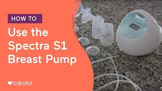 How to Use the Spectra S1 Breast Pump  Babylist [upl. by Tengdin]