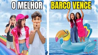 QUAL É O MELHOR BARCO quem afundouft Jessica Sousa Louise e Manu [upl. by Liddy]