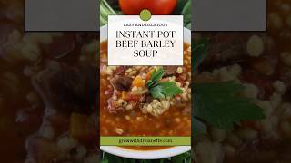 🍲 Instant Pot Beef Barley Soup in 30 MINUTES 😱 Hearty FlavorPacked amp So Easy 🤤 [upl. by Stacy]