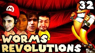 A Bunch of IDIOTS Worms Revolution The Derp Crew  Part 32 [upl. by Marvella]