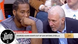 Kawhi Leonard wants to leave Spurs has Lakers as preferred trade destination  The Jump  ESPN [upl. by Johna]