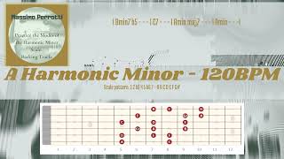 Backing track A Harmonic Minor 120BPM [upl. by Fredela262]