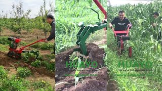 Mini Plough with two attachments for soil preparing [upl. by Orips]