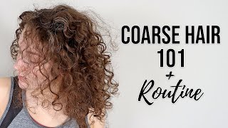 How to Manage Coarse Curly Hair  Brittle Dry Tangly amp Uneven Curls [upl. by Aitselec451]